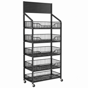 Vegetable Stand  – BRS 5 Layer Supermarket Veg & Fruit Display Storage Rack