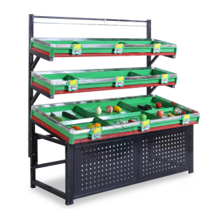 BRS Style three-layer Crate Fruit & Veg Wall Unit   (No Crates)