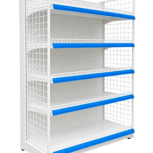 Hybrid Gondola Shelves H1800 x L900m | 400mm Base Shelf | 350mm Uppers
