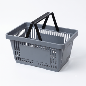Britways 31L G7 Durable Plastic Supermarket Shopping Basket with 2 Handles